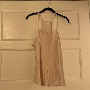 Lou & Grey viscose razorback cami cream sz M